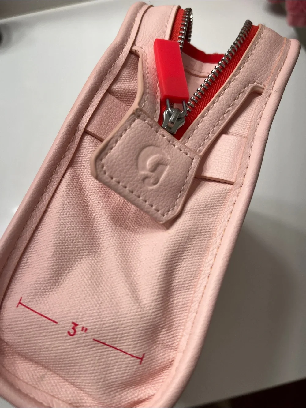 Glossier beauty bag